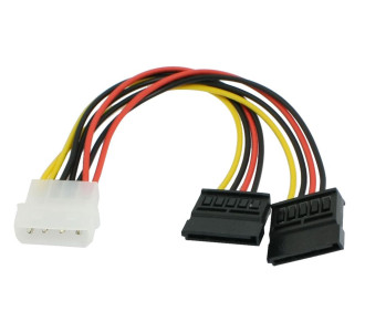 POWERTECH καλώδιο ρεύματος IDE σε 2x SATA CAB-W003, 20cm POWERTECH καλώδιο ρεύματος IDE σε 2x SATA CAB-W003, 20cm