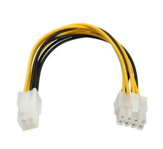 POWERTECH καλώδιο για MB 4pin θηλυκό σε 8pin αρσενικό CAB-W007, 20cm POWERTECH καλώδιο για MB 4pin θηλυκό σε 8pin αρσενικό CAB-W007, 20cm