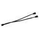 POWERTECH καλώδιο 4-pin pwm σε 2x 4-pin pwm CAB-W048, 0.15m, μαύρο POWERTECH καλώδιο 4-pin pwm σε 2x 4-pin pwm CAB-W048, 0.15m, μαύρο