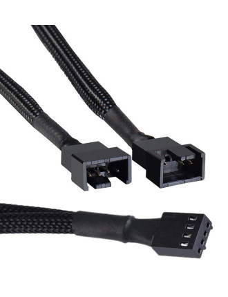 POWERTECH καλώδιο 4-pin pwm σε 2x 4-pin pwm CAB-W048, 0.15m, μαύρο POWERTECH καλώδιο 4-pin pwm σε 2x 4-pin pwm CAB-W048, 0.15m, μαύρο