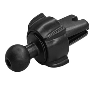 POWERTECH εξάρτημα βάσης κινητού τοποθέτησης σε αεραγωγό CAR-0009, μαύρο