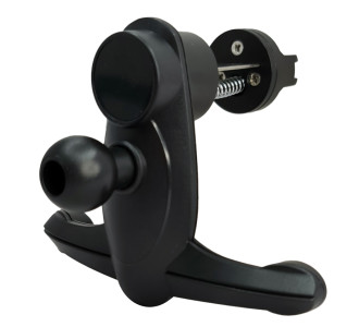 POWERTECH εξάρτημα βάσης κινητού τοποθέτησης σε αεραγωγό CAR-0010, μαύρο