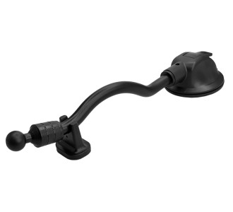 POWERTECH εύκαμπτος βραχίονας βάσης κινητού με βεντούζα CAR-0011, μαύρος