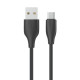 CELEBRAT καλώδιο USB-C σε USB CB-31A, 3A, 480Mbps, 1m, μαύρο CELEBRAT καλώδιο USB-C σε USB CB-31A, 3A, 480Mbps, 1m, μαύρο