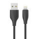 CELEBRAT καλώδιο Lightning σε USB CB-31, 3A, 480Mbps, 1m, μαύρο