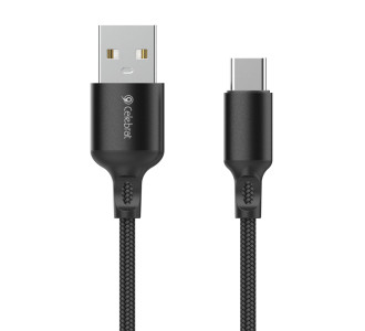 CELEBRAT καλώδιο USB-C σε USB CB-32, 3A, 1m, μαύρο
