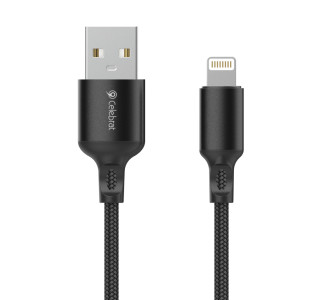 CELEBRAT καλώδιο Lightning σε USB CB-32, 2.4A, 1m, μαύρο CELEBRAT καλώδιο Lightning σε USB CB-32, 2.4A, 1m, μαύρο