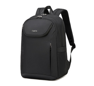 CHANTRIA γυναικεία τσάντα πλάτης CB00638 με θήκη laptop 15.6", 20.2L, μαύρη