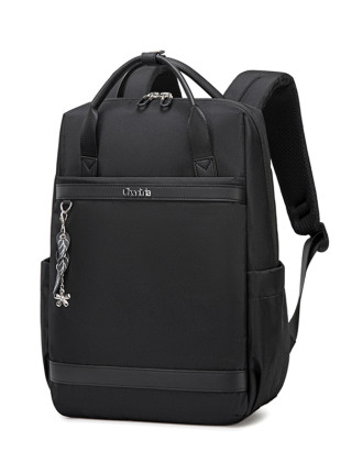 CHANTRIA γυναικεία τσάντα πλάτης CB00639 με θήκη laptop 14", 12.5L, μαύρη CHANTRIA γυναικεία τσάντα πλάτης CB00639 με θήκη laptop 14", 12.5L, μαύρη