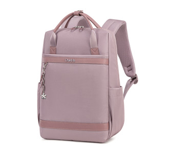 CHANTRIA γυναικεία τσάντα πλάτης CB00639 με θήκη laptop 14", 12.5L, μωβ