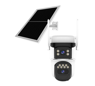 VSTARCAM smart ηλιακή κάμερα CB621DR, dual lens, 3MP, WiFi, SD, PTZ, IP66