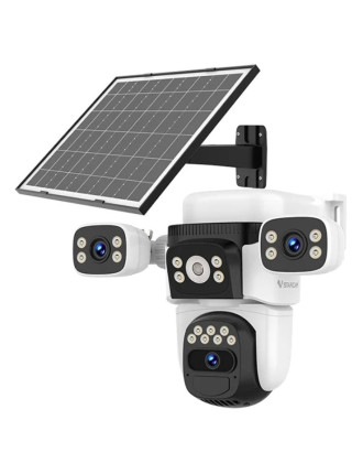 VSTARCAM smart ηλιακή κάμερα CB621SR, triple lens, 2MP, WiFi, SD, PTZ, IP66