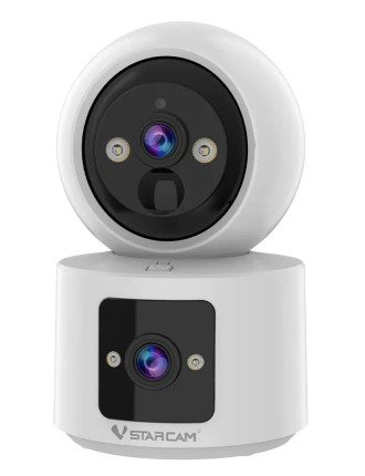 VSTARCAM smart κάμερα CB90DR, 2MP, dual lens, WiFi, PTZ, SD, 5200mAh backup battery