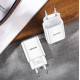 USAMS φορτιστής τοίχου T18, 1x USB, 2.1A, λευκός USAMS φορτιστής τοίχου T18, 1x USB, 2.1A, λευκός