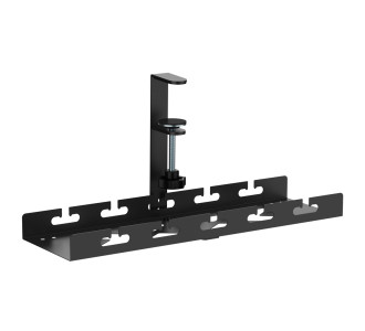 BRATECK cable management γραφείου CC11-10-1, μεταλλικό, 40x12.9x19cm, μαύρο