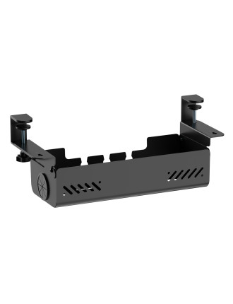 BRATECK cable management γραφείου CC11-22-1, μεταλλικό, 494x167x196mm, μαύρο