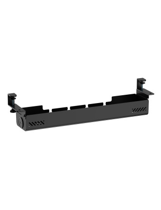 BRATECK cable management γραφείου CC11-22-2, μεταλλικό, 894x167x196mm, μαύρο