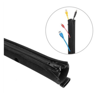 BRATECK κάλυμμα καλωδίων τύπου Flex Wrap CC15-1, με φερμουάρ, Φ30cm x1m