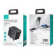 USAMS φορτιστής/αντάπτορας πρίζας US-CC179, USB-C & 2x USB, universal, 20W, μαύρος