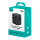 USAMS φορτιστής/αντάπτορας πρίζας CC334, USB & 3x USB-C, universal, 100W, GaN, μαύρος USAMS φορτιστής/αντάπτορας πρίζας CC334, USB & 3x USB-C, universal, 100W, GaN, μαύρος