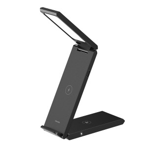 USAMS ασύρματος φορτιστής US-CD181 με φωτιστικό, 3 σε 1, 15W, μαύρος USAMS ασύρματος φορτιστής US-CD181 με φωτιστικό, 3 σε 1, 15W, μαύρος