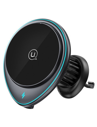 USAMS ασύρματος φορτιστής & βάση αυτοκινήτου US-CD222, 15W, μαύρο