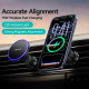 USAMS ασύρματος φορτιστής & βάση smartphone αυτοκινήτου CD277, αεραγωγών, 15W, μαύρος USAMS ασύρματος φορτιστής & βάση smartphone αυτοκινήτου CD277, αεραγωγών, 15W, μαύρος