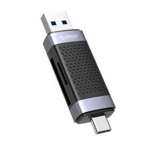 ORICO card reader CD2D-AC3 για SD & Micro SD, USB-C & USB 3.0, μαύρο ORICO card reader CD2D-AC3 για SD & Micro SD, USB-C & USB 3.0, μαύρο