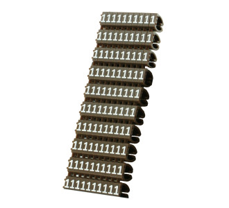 POWERTECH Clip αρίθμησης καλωδίου Νο 1, Brown, 10τεμ. POWERTECH Clip αρίθμησης καλωδίου Νο 1, Brown, 10τεμ.