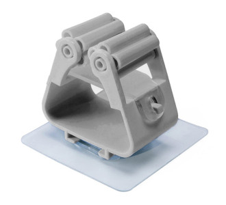 Βάση συγκράτησης αντικειμένων CLN-0027, γκρι, 2τμχ Βάση συγκράτησης αντικειμένων CLN-0027, γκρι, 2τμχ