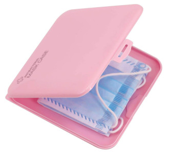 Αντιβακτηριδιακή θήκη για μάσκα CLN-0037, αδιάβροχη, ροζ