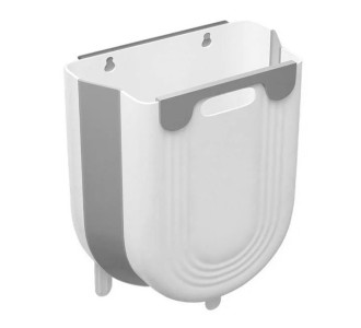 Πτυσσόμενος κάδος απορριμμάτων CLN-0053, 7L, 21.5x11x20cm, γκρι