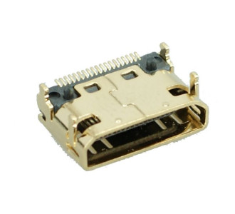 HDMI Connector Mini C TYPE1, Copper, Gold