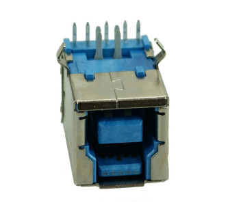 USB 3.0 Connector B TYPE (Solder out), Silver