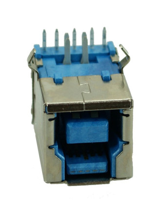 USB 3.0 Connector B TYPE (Solder out), Silver