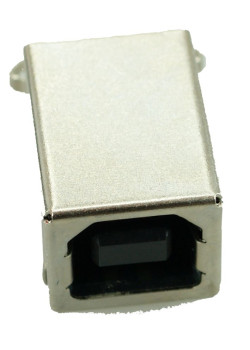 USB 2.0 Connector B TYPE, MID Solder in, Copper, Gold