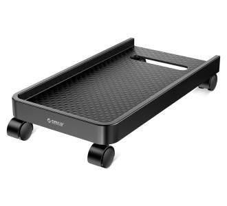 ORICO βάση PC CPB2 με ροδάκια, 45.5x22cm, πλαστική, μαύρη