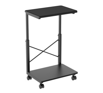 BRATECK βάση δαπέδου για PC CPB28-01 με ροδάκια, 2 ράφια, έως 80kg