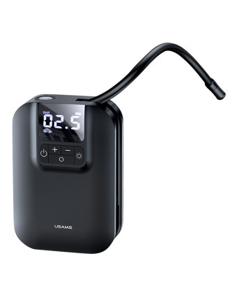 USAMS mini συμπιεστής αέρος αυτοκινήτου US-ZB215, μαύρος USAMS mini συμπιεστής αέρος αυτοκινήτου US-ZB215, μαύρος