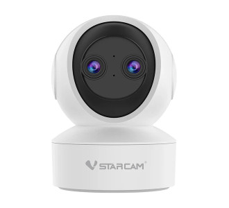 VSTARCAM smart κάμερα CS49D, 3MP, dual lens, WiFi, PTZ, SD