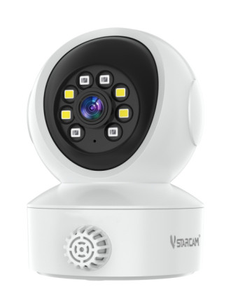 VSTARCAM smart κάμερα CS49LM με ανιχνευτή καπνού/αερίου, 3MP, WiFi, PTZ, SD