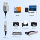 CABLETIME καλώδιο USB σε USB Type B CT-AMBM1, 480Mbps, 3m, μαύρο CABLETIME καλώδιο USB σε USB Type B CT-AMBM1, 480Mbps, 3m, μαύρο