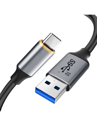 CABLETIME καλώδιο USB-C σε USB CT-AMCMG2, 60W, 10Gbps, 1m, μαύρο CABLETIME καλώδιο USB-C σε USB CT-AMCMG2, 60W, 10Gbps, 1m, μαύρο