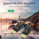 CABLETIME καλώδιο DisplayPort CT-AV585-01G, 4K/60Hz, 3m, μαύρο CABLETIME καλώδιο DisplayPort CT-AV585-01G, 4K/60Hz, 3m, μαύρο