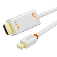CABLETIME καλώδιο mini DisplayPort σε HDMI CT-AV588-03G, 1080p/60Hz, 1m, λευκό CABLETIME καλώδιο mini DisplayPort σε HDMI CT-AV588-03G, 1080p/60Hz, 1m, λευκό