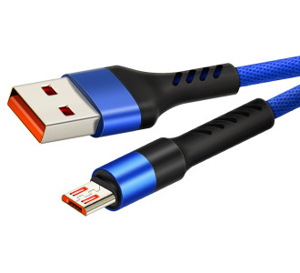 CABLETIME καλώδιο micro USB σε USB CT-C165-P05, 2.4A, 480Mbps, 1m, μπλε
