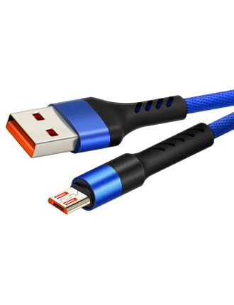 CABLETIME καλώδιο micro USB σε USB CT-C165-P05, 2.4A, 480Mbps, 1m, μπλε