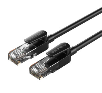 CABLETIME καλώδιο δικτύου CT-CAT6U, CAT 6 UTP, 250 MHz, CCA, 2m, μαύρο