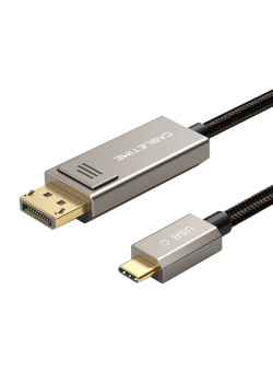 CABLETIME καλώδιο USB-C σε DisplayPort CT-CBD8K, 8K/60Hz, 2m, μαύρο
