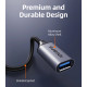 CABLETIME αντάπτορας USB-C σε USB CT-CMAF10-AGL, 10Gbps, γκρι